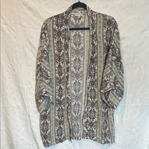 Earthbound Trading Co Kimono, Size S/M